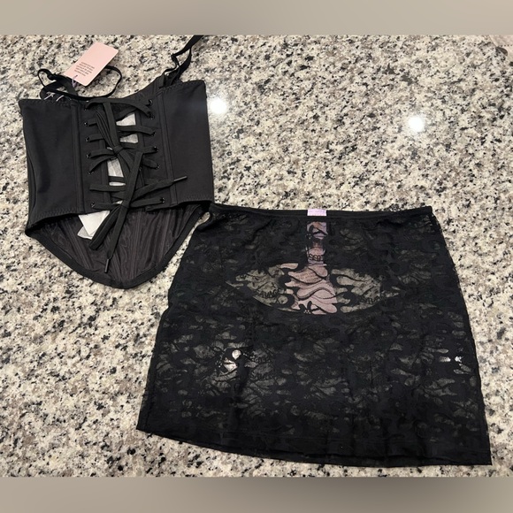 Savage X Fenty Other - Savage X Fenty Black Cut Out Mini Shapewear